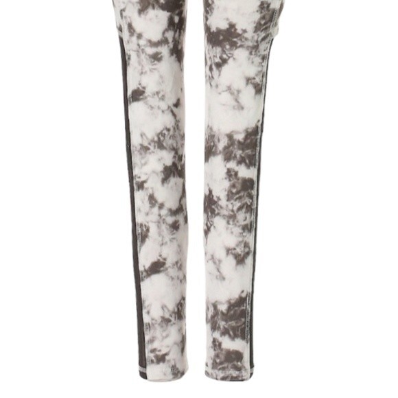 Hollister Active Leggings Size XS Grey White Black Sheer Mesh Side Panel Pocket - Picture 9 of 10